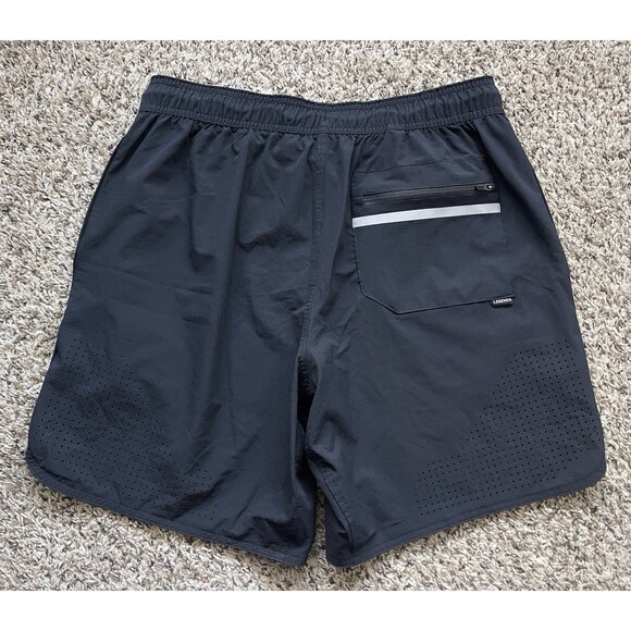 Legends Luka Shorts Mens Large Black 7" Running Gym Workout Active Stretch - Picture 5 of 9